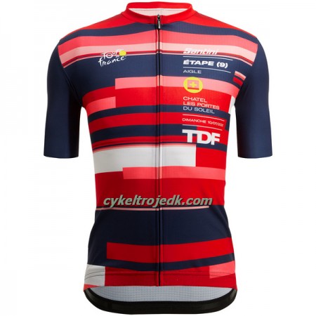 Cykeltrøje 2022 Tour de France Aigle-Chatel Rød Blå